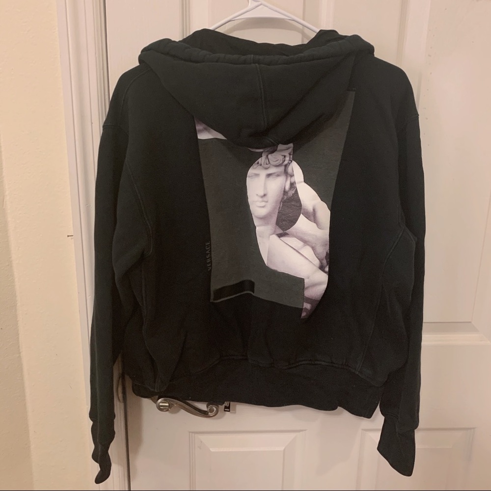 Versace Zip-Front Hoodie